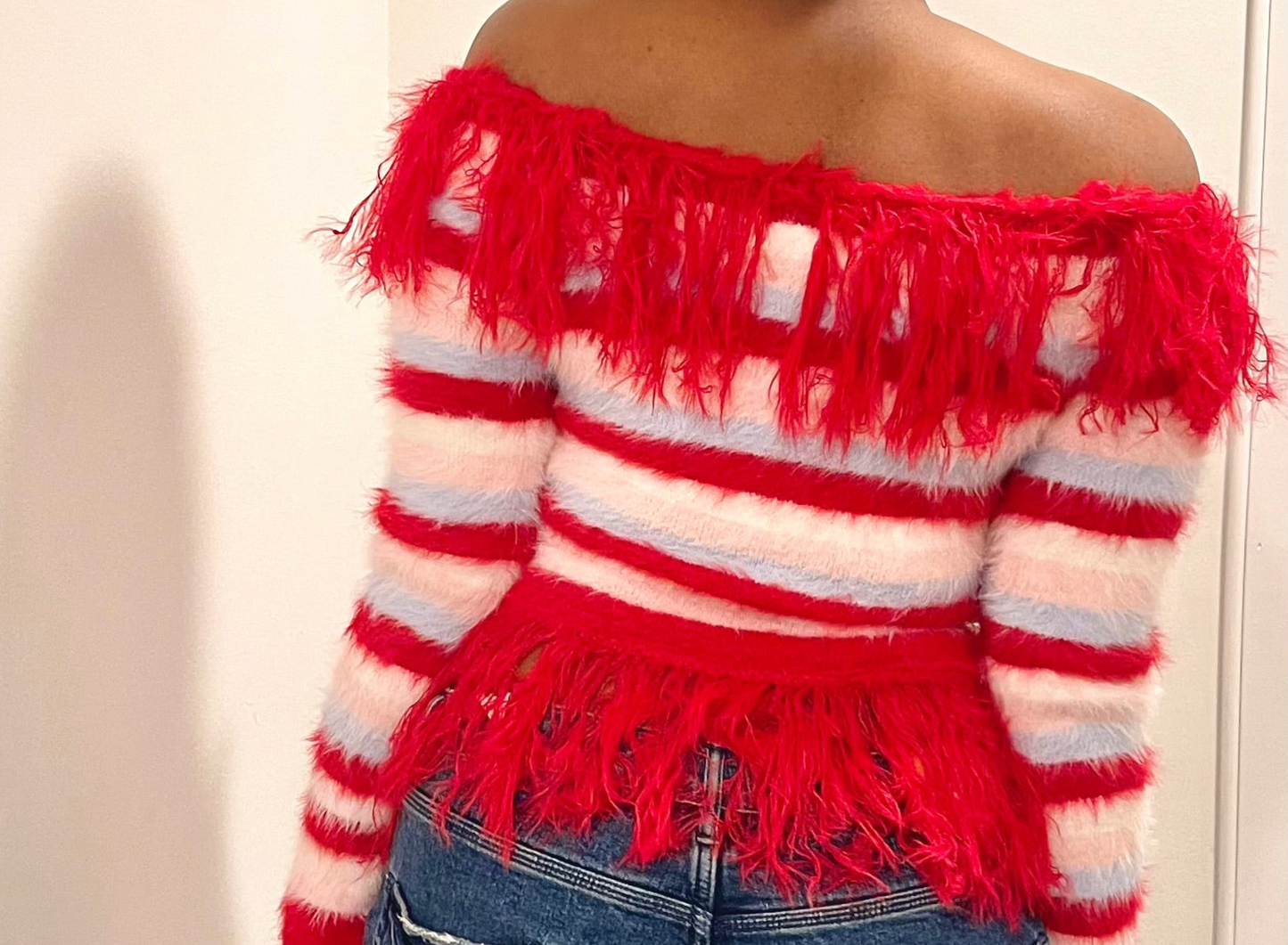 Lovers Fringe Knit Top