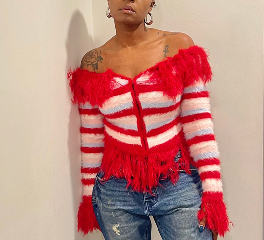 Lovers Fringe Knit Top